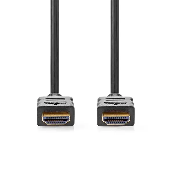 Nedis CVGL34060BK15 ultra HD HDMI kábel, HDMI dugó - dugó, 4K@60Hz, ARC, 18 Gbps, aranyozott csatlakozók, hossz 1.5m – 2. kép