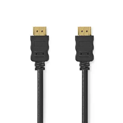 Nedis CVGL34060BK30 ultra HD HDMI kábel, HDMI dugó - dugó, 4K@60Hz, ARC, 18 Gbps, aranyozott csatlakozók, hossz 3m – 2. kép