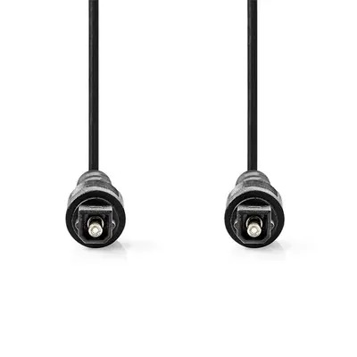 Nedis CAGL25000BK20 optikai audio kábel, TosLink dugó, hossz 2m
