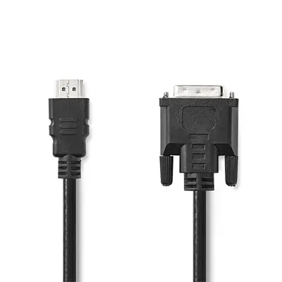 Nedis CCGL34800BK20 HDMI - DVI-D 24+1p kábel, 1080p, hossz 2m – 2. kép