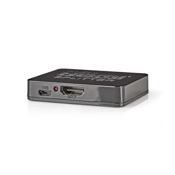 Nedis VSPL34002BK HDMI splitter, 1 x HDMI be - 2 x HDMI ki, HDMI1.4 (4K 30Hz) – 6. kép