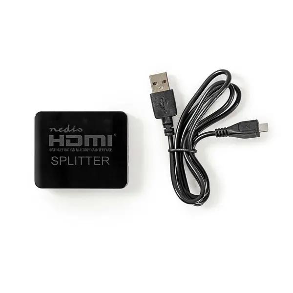 Nedis VSPL34002BK HDMI splitter, 1 x HDMI be - 2 x HDMI ki, HDMI1.4 (4K 30Hz) – 7. kép