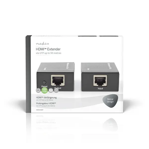 Nedis VREP3450AT HDMI extender (hosszabító) Cat6 kábelen, 1.65Gbps, 1080p, 60m – 6. kép