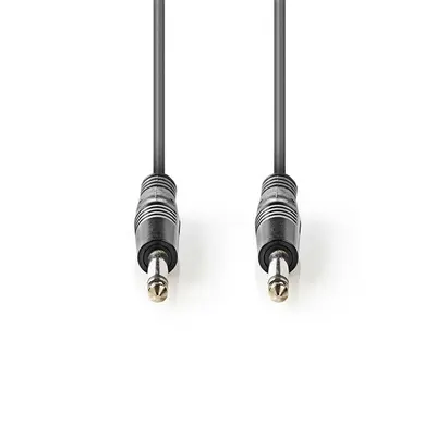 Nedis COTH23000GY30 félprofi audio kábel, 2 x 6,35mm mono jack dugó, hossz 3m, rugalmas