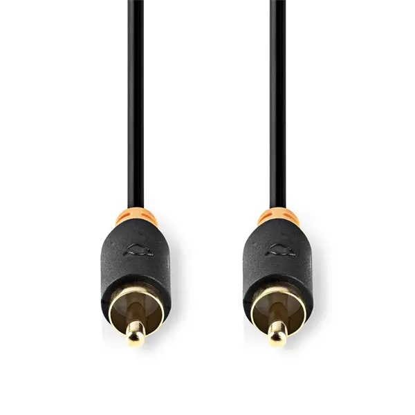 Nedis CABW24170AT20 digitális koax kábel, 2 x aranyozott RCA, hossz 2m