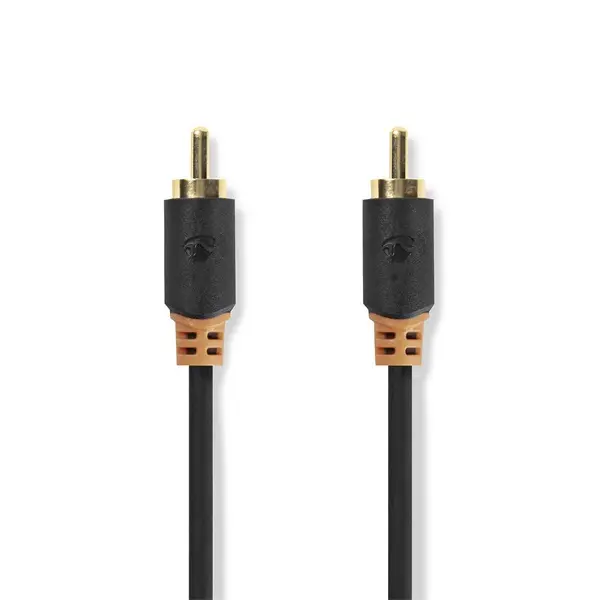 Nedis CABW24170AT20 digitális koax kábel, 2 x aranyozott RCA, hossz 2m – 2. kép