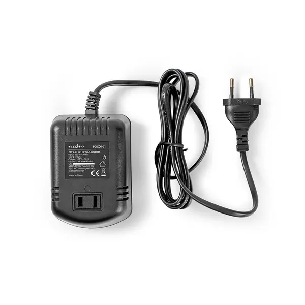 Nedis POCO101 tápegység, feszültség átalakító, konverterr 230V - 110V. 75W, USA – 7. kép