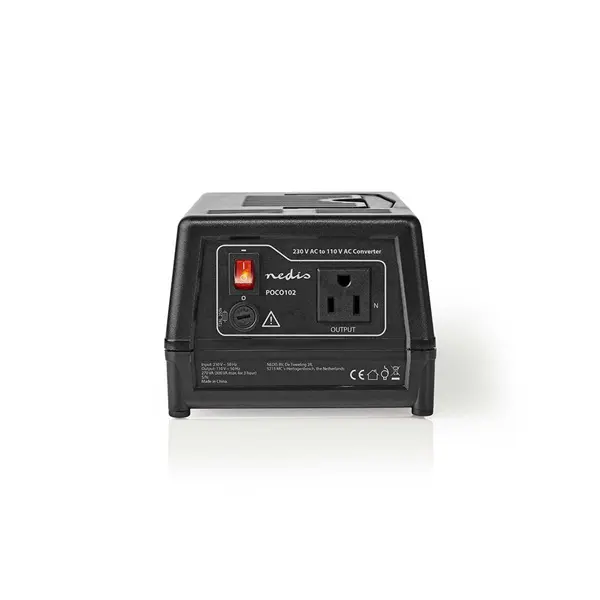 Nedis POCO102 tápegység, feszültség átalakító, konverter 230 V AC - 110V AC 300W, USA