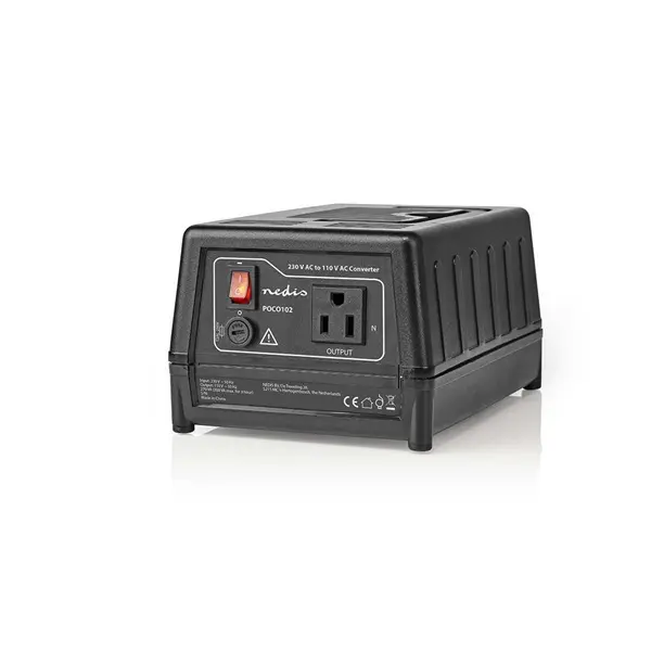 Nedis POCO102 tápegység, feszültség átalakító, konverter 230 V AC - 110V AC 300W, USA – 5. kép
