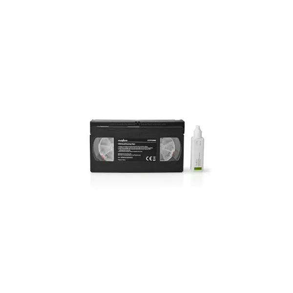Nedis CLTP100BK fejtisztító szalag, VHS fejek, fekete – 3. kép