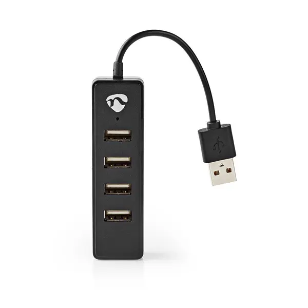 Nedis UHUBU2420BK 4 portos USB2.0 HUB