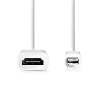 Nedis kábel CCGB37650WT02 mini displayport dugó - HDMI aljzat adapter