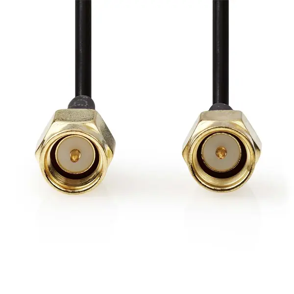 Nedis CSGL02000BK10 SMA kábel, aranyozott, 50 Ohm, árnyékolt, 1m – 3. kép