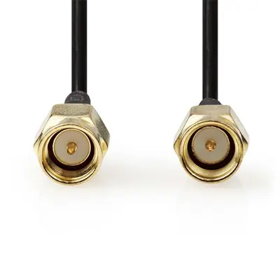 Nedis CSGL02000BK20 SMA kábel, aranyozott, 50 Ohm, árnyékolt, 2m – 2. kép