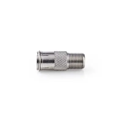 Nedis CSGP41956ME műholdas és antenna adapter, 10 db, F Férfi Gyors, F Nő, Nikkelezett, 75 Ohm, Egyenes, Fém, Ezüs