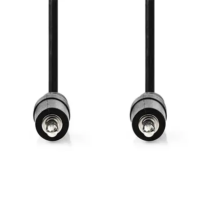 Nedis CAGL22000BK05 audio kábel, 3.5 mm sztereo jack dugó - 3.5 mm sztereo jack dugó, 0.50 m