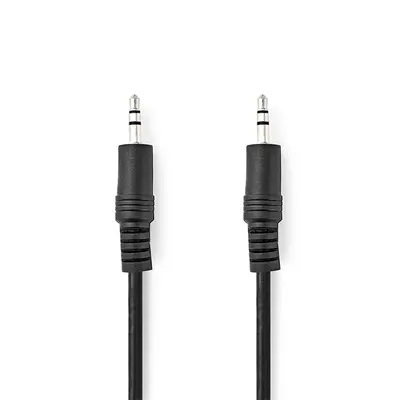 Nedis CAGL22000BK05 audio kábel, 3.5 mm sztereo jack dugó - 3.5 mm sztereo jack dugó, 0.50 m – 2. kép