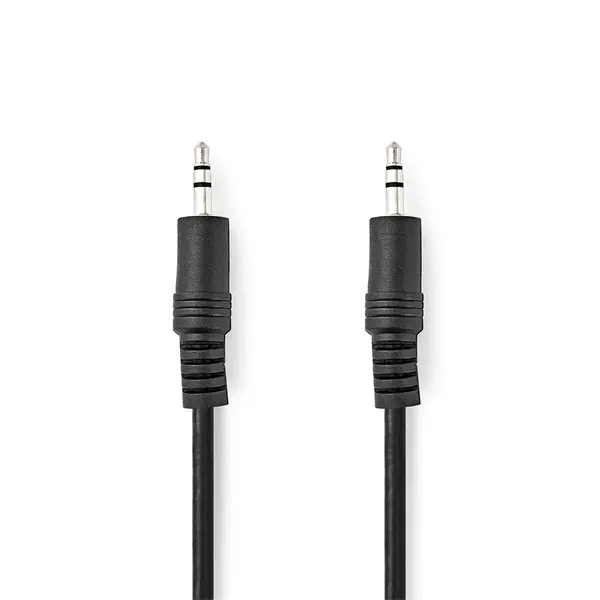 Nedis CAGL22000BK05 audio kábel, 3.5 mm sztereo jack dugó - 3.5 mm sztereo jack dugó, 0.50 m – 2. kép