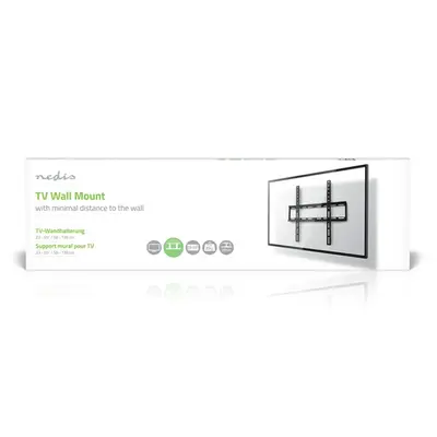 Nedis TVWM1031BK LCD TV / monitor fali tartó konzol 23 - 55 " Max. teherbírás: 35 kg, Min. faltávolság: 23 mm – 2. kép