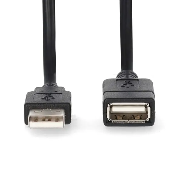Nedis CCGL60010BK30 USB hosszabító / toldó kábel, USB 2.0 | USB-A dugó USB-A hüvely 480 Mbps, 3m – 2. kép