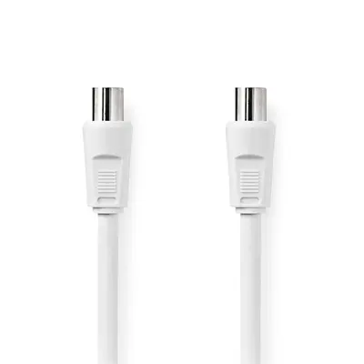 Nedis CSGL40000WT15 koax kábel, dugó - aljzat, 90 dB, 75 Ohm Dupla árnyékolás, 1,5m