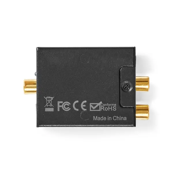 Nedis ACON2510BK digital - analóg konverter, digitális koax RCA bemenet - 2x RCA kimenet – 6. kép