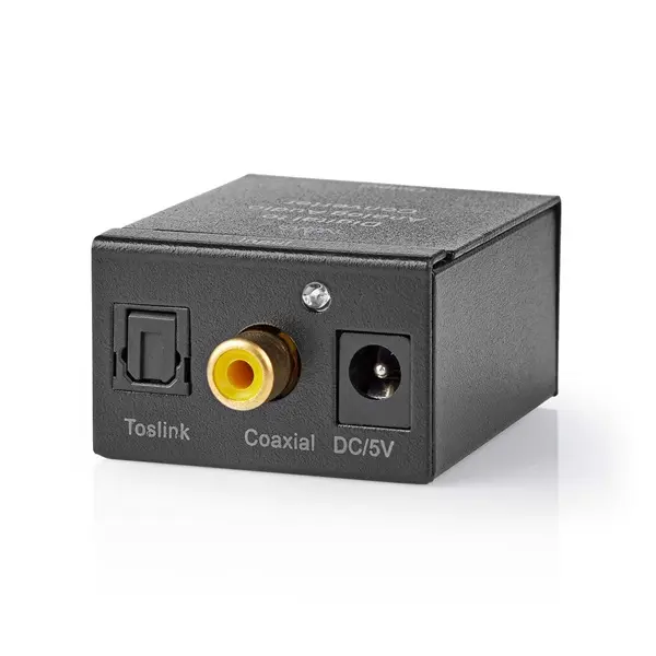 Nedis ACON2510BK digital - analóg konverter, digitális koax RCA bemenet - 2x RCA kimenet – 7. kép