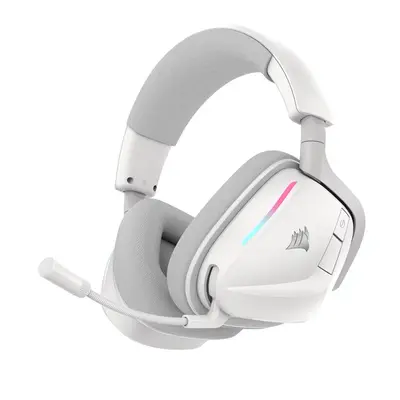 CORSAIR Vezeték Nélküli Headset, VOID v2 Wireless Gaming Headset, Dolby Atmos, fehér