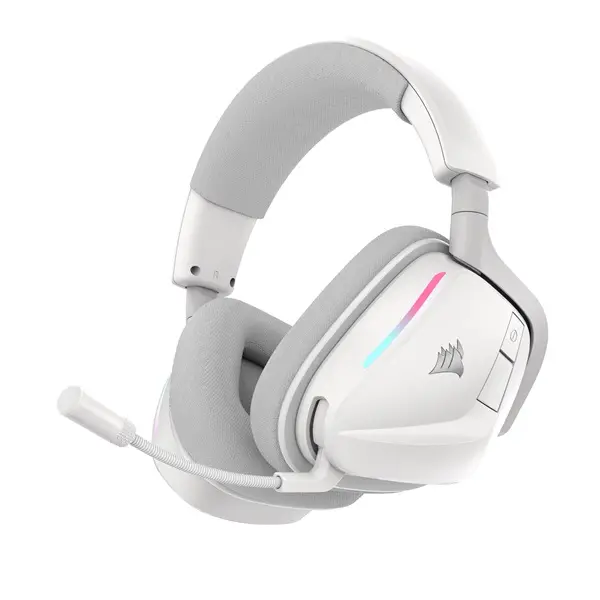 CORSAIR Vezeték Nélküli Headset, VOID v2 Wireless Gaming Headset, Dolby Atmos, fehér