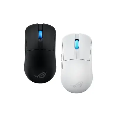 ASUS Vezetékes / Vezeték Nélküli egér ROG HARPE ACE MINI USB Optikai, Fehér 42000DPI