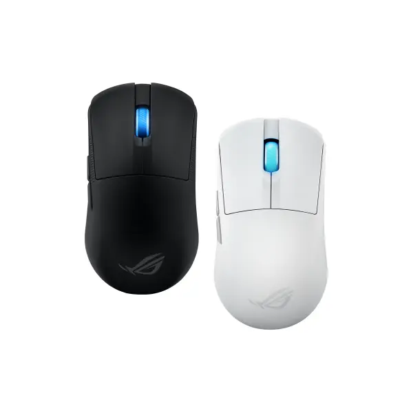 ASUS Vezetékes / Vezeték Nélküli egér ROG HARPE ACE MINI USB Optikai, Fehér 42000DPI