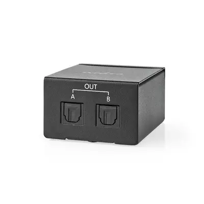 Nedis ASPL2512BK digitális audio splitter, TosLink be - 2x TosLink kimenet – 2. kép