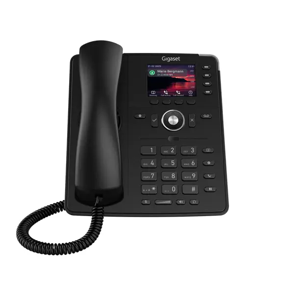 GIGASET P710 IP PRO IP asztali telefon, színes TFT kijelző, 4 funckiós LED billentyűk, HD hang, POE képes