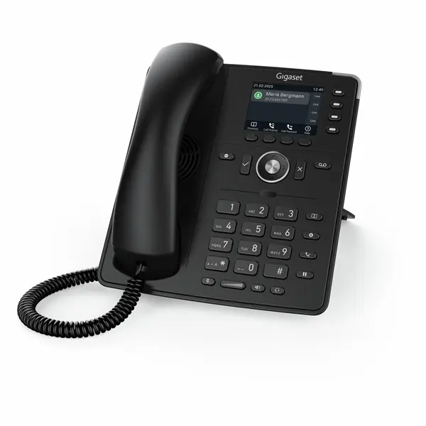 GIGASET P710 IP PRO IP asztali telefon, színes TFT kijelző, 4 funckiós LED billentyűk, HD hang, POE képes – 2. kép