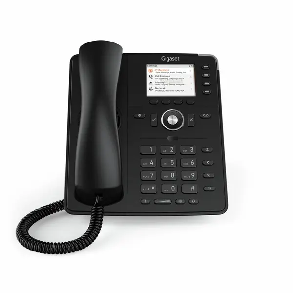 GIGASET P710 IP PRO IP asztali telefon, színes TFT kijelző, 4 funckiós LED billentyűk, HD hang, POE képes – 3. kép