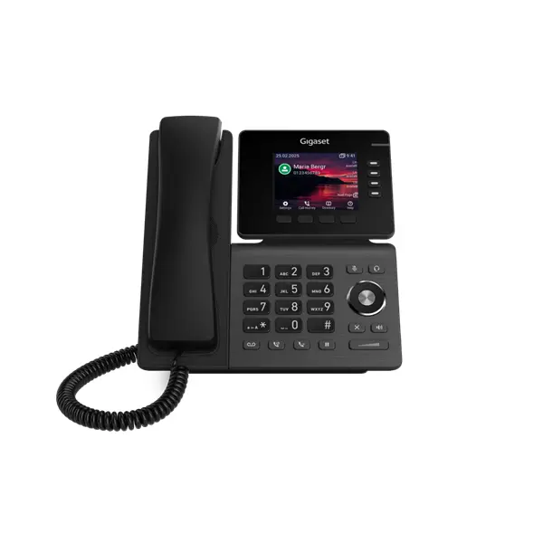 GIGASET P810B IP PRO IP asztali telefon, színes TFT kijelző, 4 funckiós LED billentyűk, HD hang, POE képes, Bluetooth