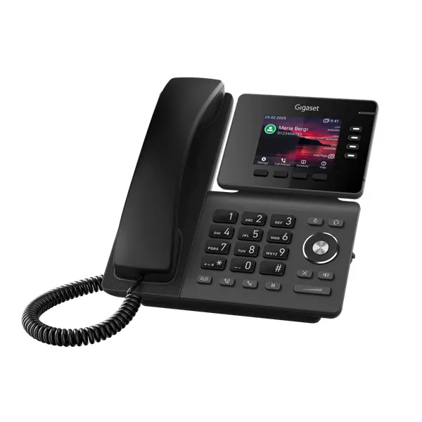 GIGASET P810B IP PRO IP asztali telefon, színes TFT kijelző, 4 funckiós LED billentyűk, HD hang, POE képes, Bluetooth – 6. kép