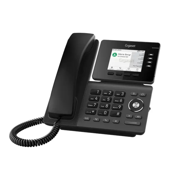 GIGASET P810B IP PRO IP asztali telefon, színes TFT kijelző, 4 funckiós LED billentyűk, HD hang, POE képes, Bluetooth – 7. kép