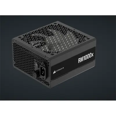 CORSAIR Tápegység Moduláris, RM1000x, 1000W, ATX3.1, PCIe5.1, 14cm, Cybenetics Gold