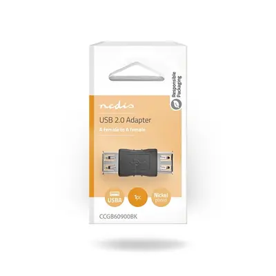 Nedis CCGB60900BK USB toldó, USB aljzat - aljzat – 2. kép