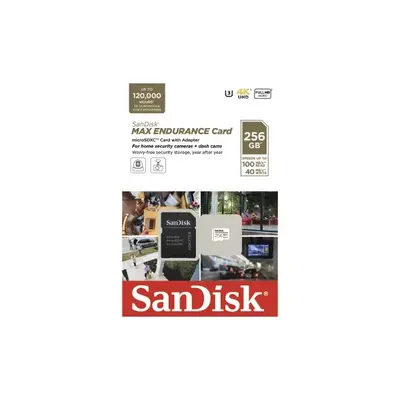 SANDISK 186475, microSDXC™ memóriakártya, Max Endurance 120,000 óra – 2. kép