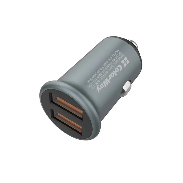 COLORWAY Autós töltő, CW-CHA036Q-GR 2USB Quick Charge 3.0 (36W) szürke – 4. kép