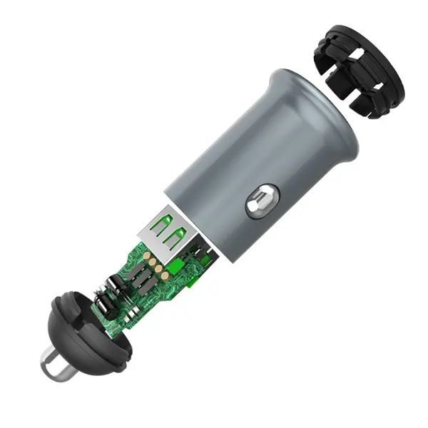 COLORWAY Autós töltő, CW-CHA036Q-GR 2USB Quick Charge 3.0 (36W) szürke – 5. kép