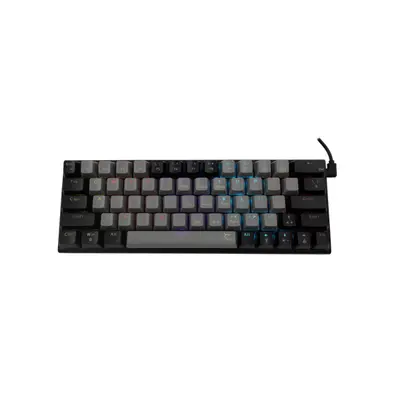 WHITE SHARK WAKIZASHI-2/G-B/R-HU, GK-002713V2/G-B/R-HU szürke/fekete, magyar, mechanikus gamer billentyűzet