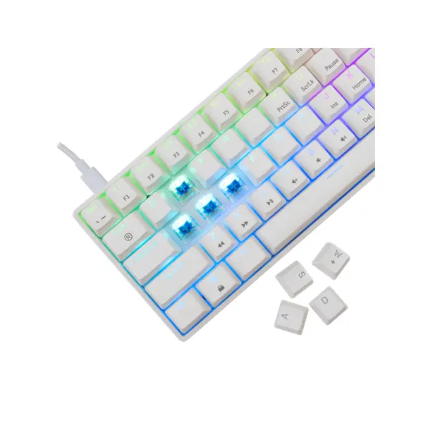 WHITE SHARK GK-004221W/BL-US SHINOBI-2/W-BL-US mech. bill. 61 kék gomb,fekete,angol – 3. kép