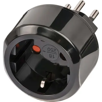 Nedis Brennenstuhl BN-1508642 travel, utazó adapter Európa aljzat - Svájc, Liechtenstein dugó