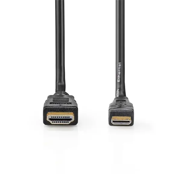 Nedis CVGL34500BK15 mini HDMI - HDMI kábel, 4K@30Hz, 10,2 Gbps, 1,5m – 2. kép