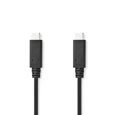 Nedis CCGL64750BK10 USB C - USB-C kábel, USB3.2 Gen 2, 240W, 20 Gbps, 1m, (USB3.1, USB3.0, USB2.0) – 2. kép