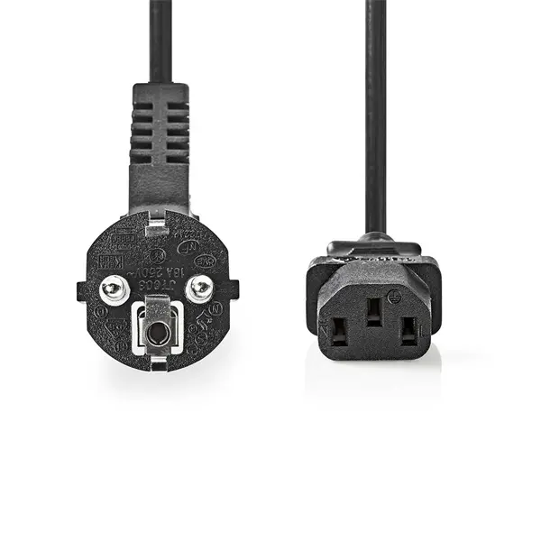Nedis CEGL10015BK30 tápkábel IEC-320-C13, 3 x 1,5 mm, hossz 3m (IEC320-C13) – 3. kép