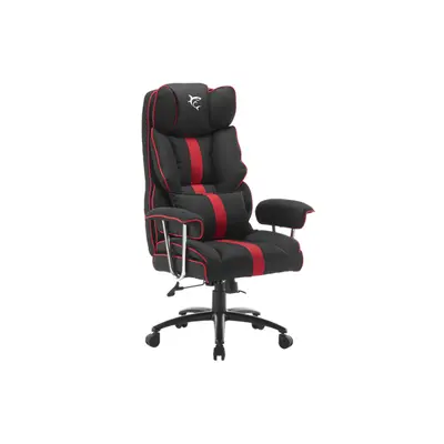 WHITE SHARK WS LE MANS LE MANS fekete/piros gamer szék, puha nyak, fej és hát párnák, lélegző felület, 120 kg-ig – 2. kép